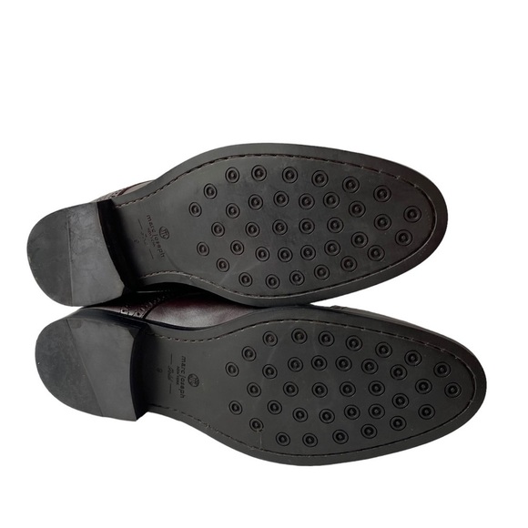 marc joseph New York Gold Mens Allen St Chukka Boots Leather Napa Wine Size US 9 - Picture 6 of 6